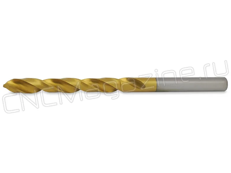 Сверло по металлу кобальтовое 8 мм (8x75x117 HSS-E Р6М5К5 М35 TiN) 835008001 Intool, арт. 16398