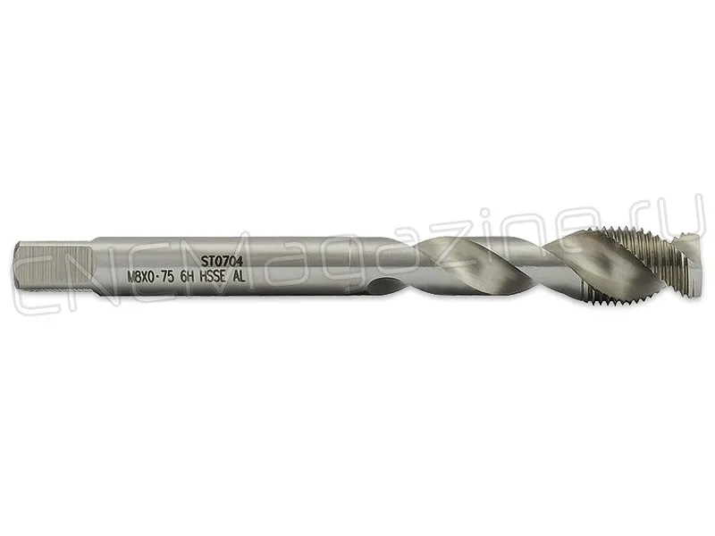 Метчик М8х0.75 HSS-E 6H со спиральной канавкой, (38), AL A02008075 WILSON, арт. 14413