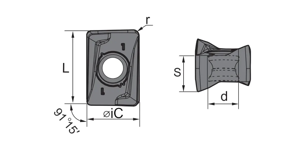 Пластина фрезерная ZCC CT ANGX150608PNR-GM-YB9320, арт. 00126605
