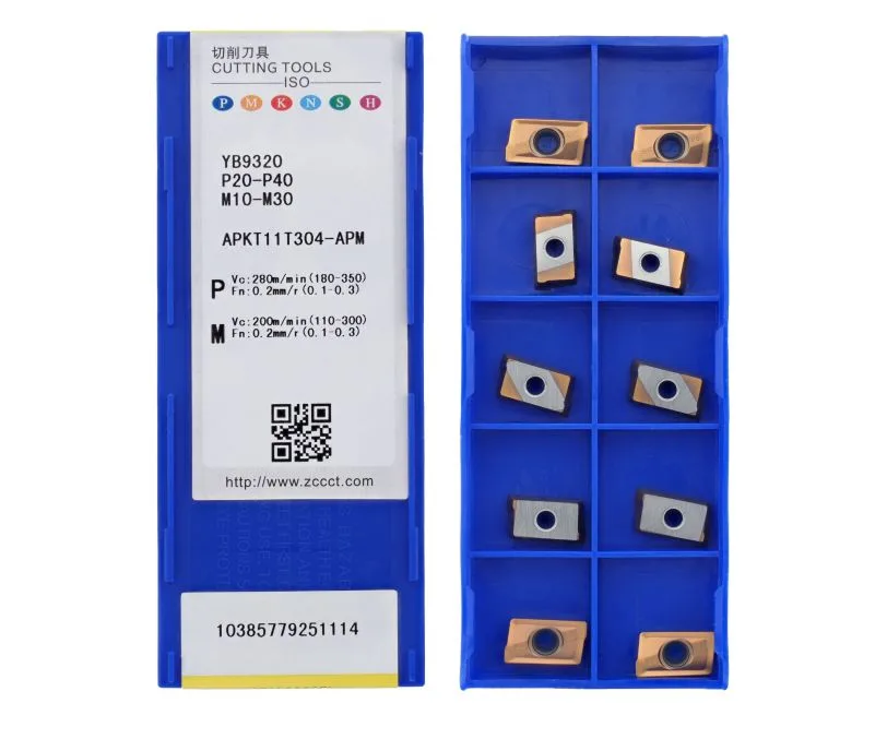 Пластина фрезерная ZCC CT APKT11T304-APM-YB9320, арт. 00064034: фото 2