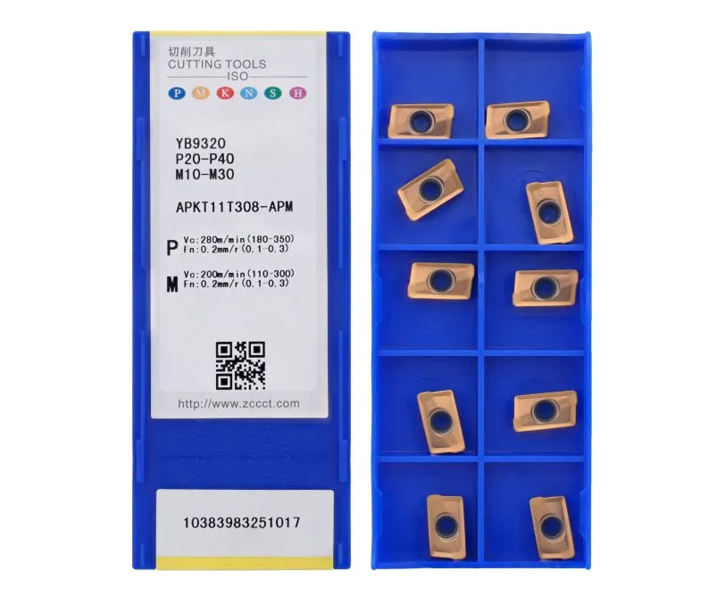 Пластина фрезерная ZCC CT APKT11T308-APM-YB9320, арт. 00064036: фото 2