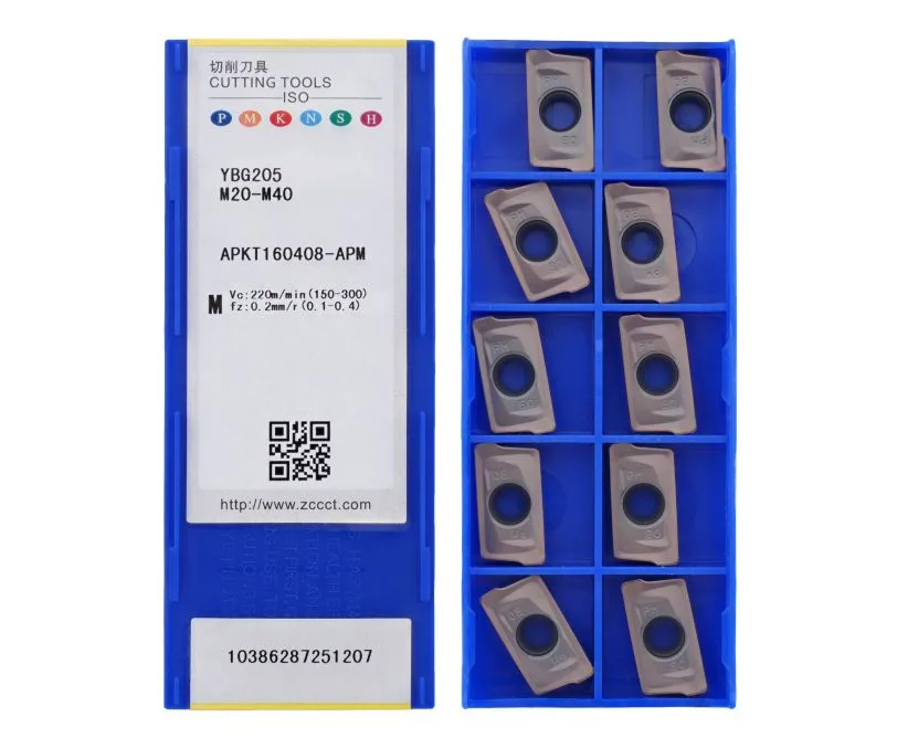 Пластина фрезерная ZCC CT APKT160408-APM-YBG205, арт. 00121268