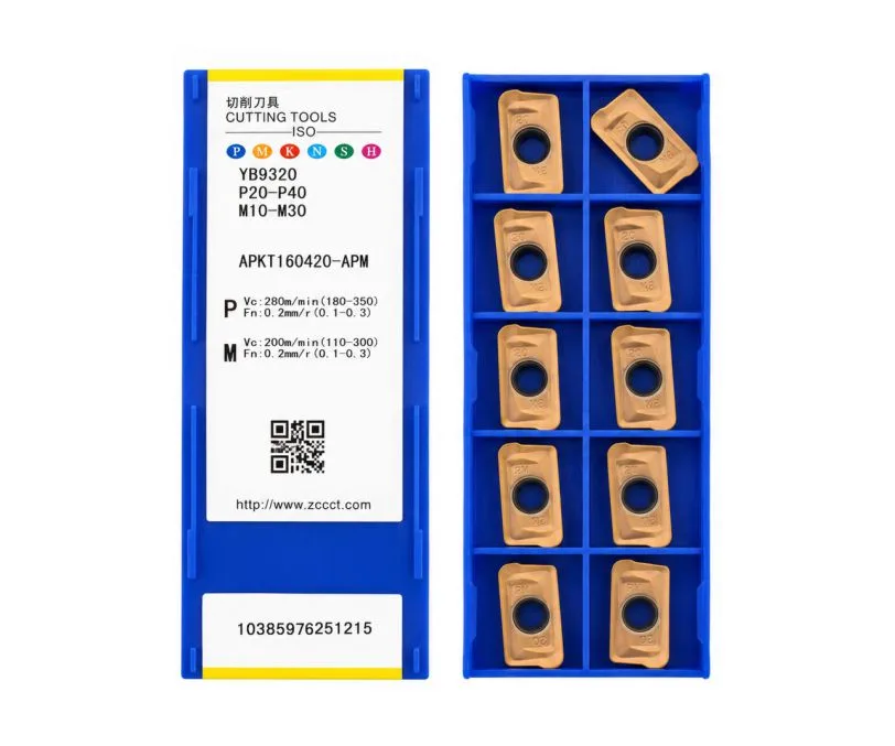 Пластина фрезерная ZCC CT APKT160420-APM-YB9320, арт. 00126610: фото 2