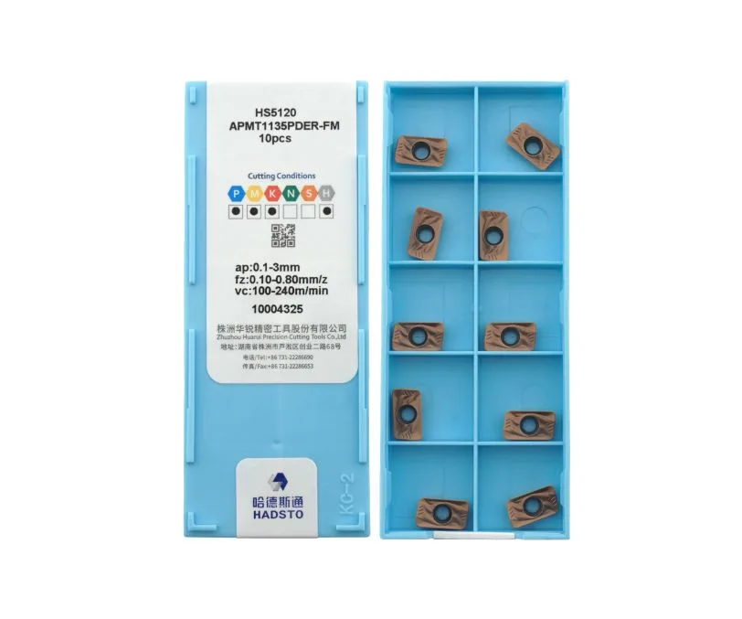 Пластина фрезерная HADSTO APMT1135PDER-FM-HS5120, арт. 00071459: фото 2