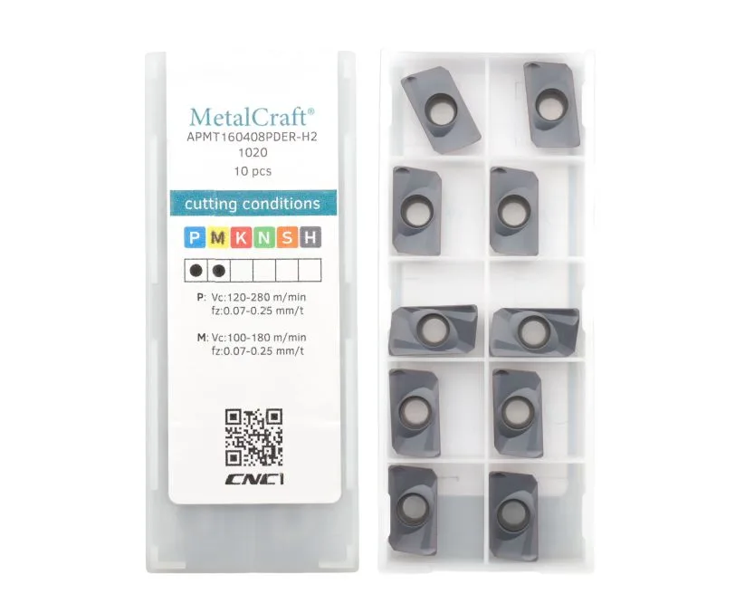 Пластина фрезерная MetalCraft APMT160408PDER-H2-1020, арт. 00083168: фото 2