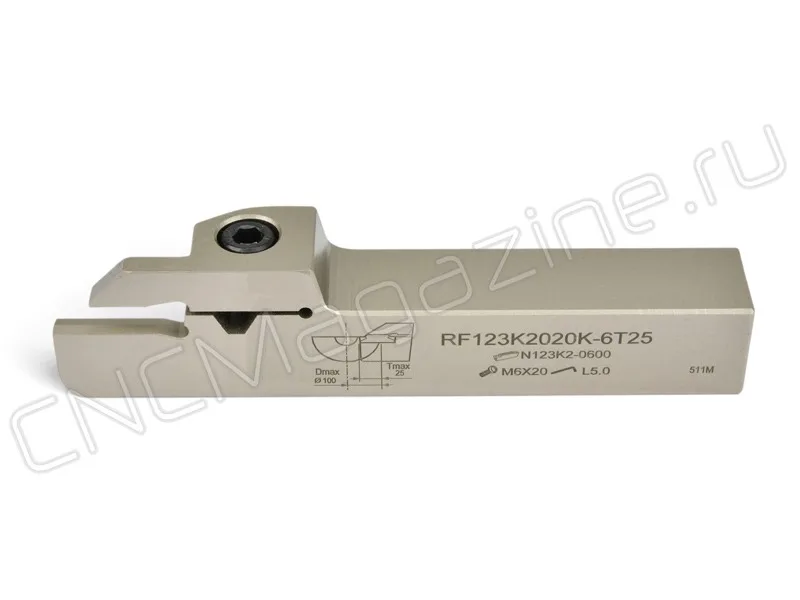 державка отрезная CNCM B-RF123K2020K-6T25, арт. 26963