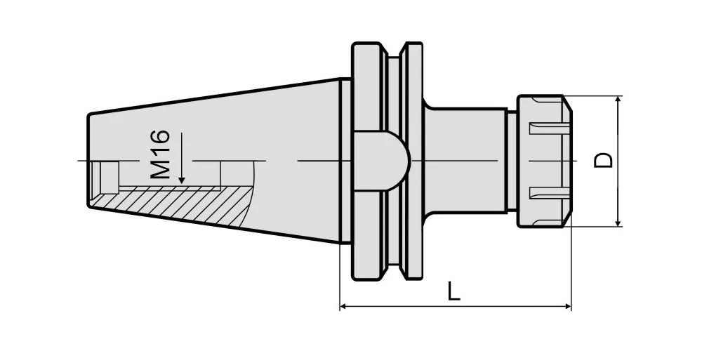 Патрон цанговый ZEGYO BBT40-ER40-100, арт. 00087604: фото 3