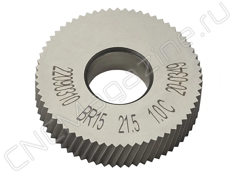 Ролик для накатки сетчатого рифления CNCM BR15°21.5-1.0-90°, арт. 16282