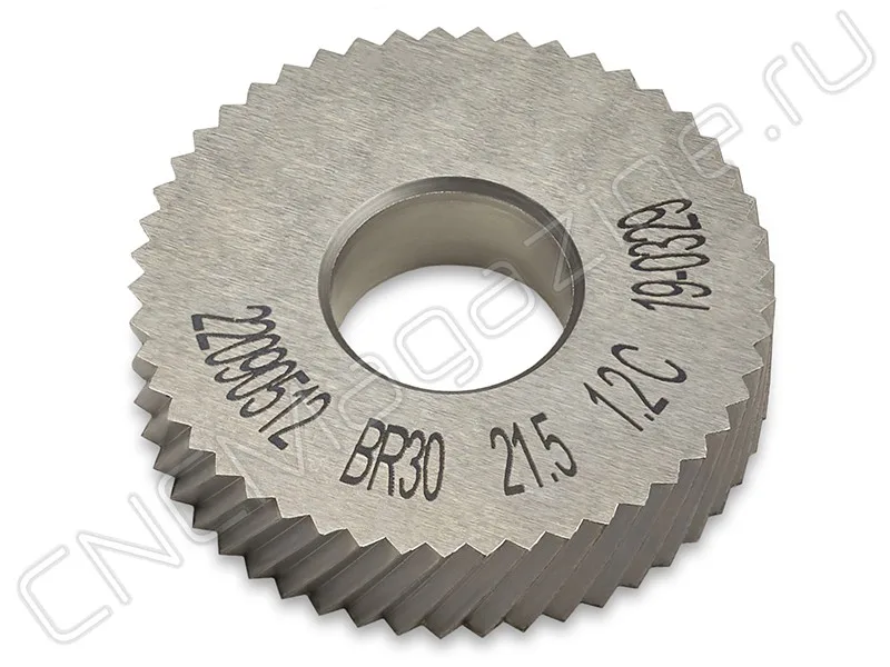 Ролик для накатки сетчатого рифления CNCM BR30°21.5-1.2-90°, арт. 16280