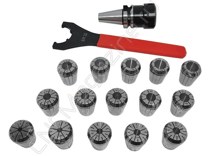 BT30-ER32-70 15PCS Патрон с набором цанг 15 шт (d6-20 мм) CNCM, арт. 26565