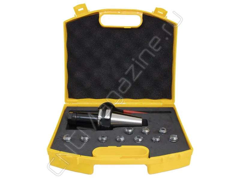 BT40-ER16-100 10PCS Патрон с набором цанг 10 шт (d1-10 мм) CNCM, арт. 26568: фото 4