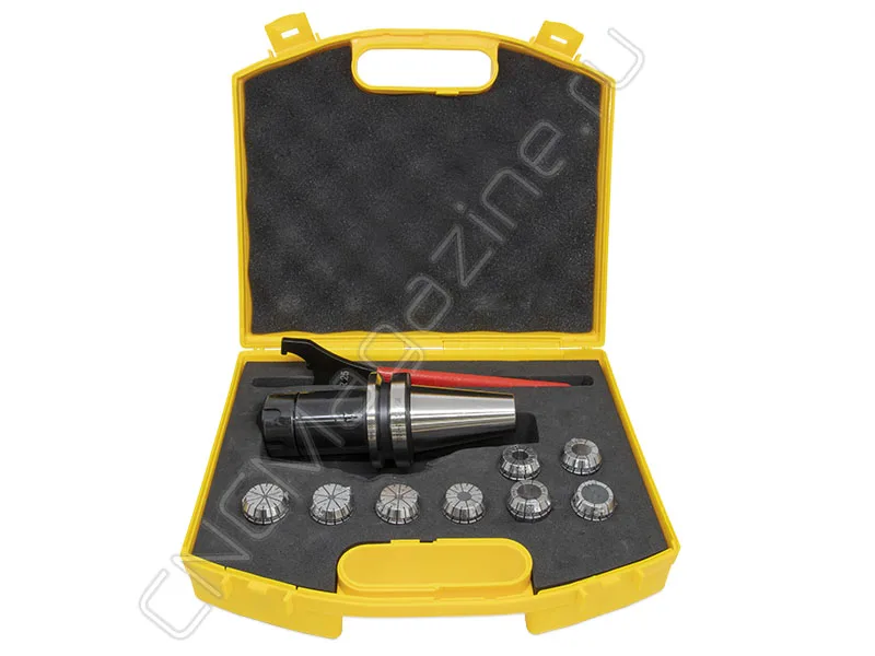 BT40-ER25-100 8PCS Патрон с набором цанг 8 шт (d3/4/5/8/10/12/14/16 мм) CNCM, арт. 26572: фото 4