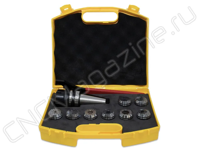 BT40-ER32-70 8PCS Патрон с набором цанг 8 шт (d3/5/7/9/11/13/15/17 мм) CNCM, арт. 26575: фото 4