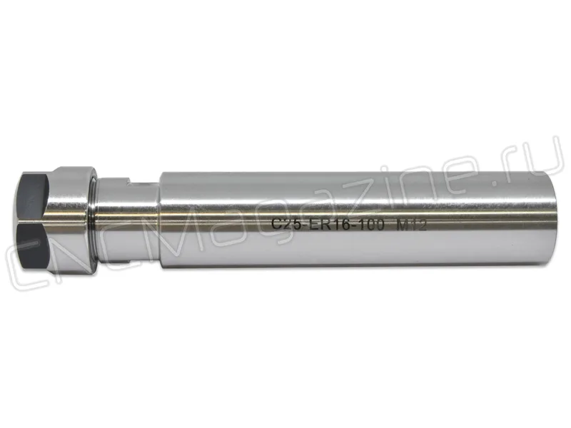 Цанговый патрон цилиндрический хвостовик CNCM C25-ER16-100, арт. 28135