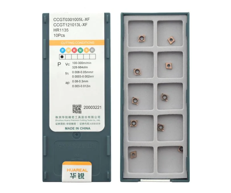 Пластина токарная для точения HUAREAL CCGT0301005L-XF-HR1135, арт. 00104016: фото 2