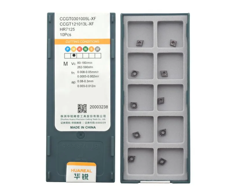 Пластина токарная для точения HUAREAL CCGT0301005L-XF-HR7125, арт. 00104038: фото 2