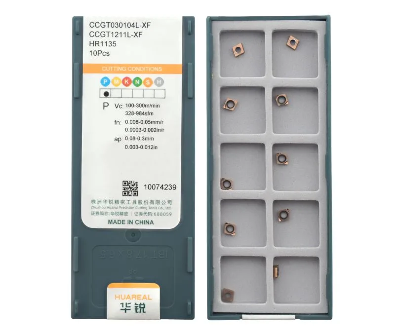 Пластина токарная для точения HUAREAL CCGT030104L-XF-HR1135, арт. 00104022: фото 2