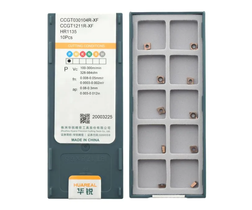 Пластина токарная для точения HUAREAL CCGT030104R-XF-HR1135, арт. 00104021: фото 2