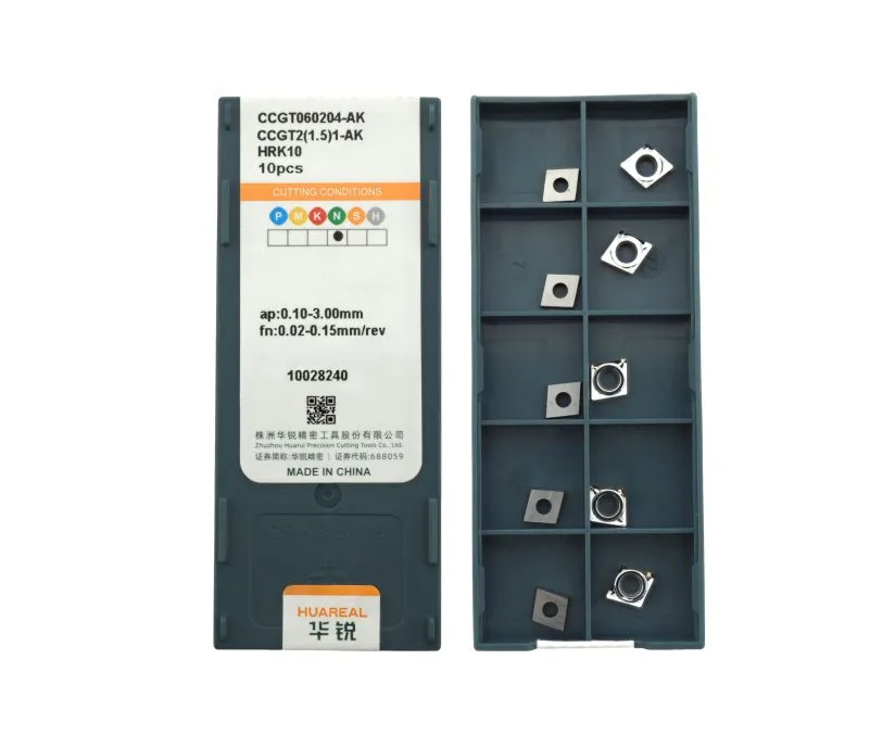Пластина токарная для точения HUAREAL CCGT060204-AK-HRK10, арт. 00075239: фото 2