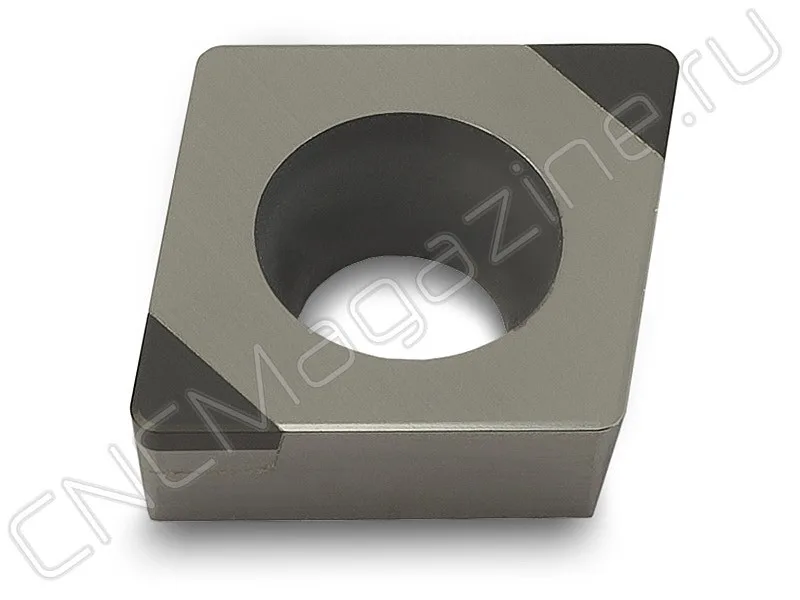 CCGW060204L-2 IBS015P пластина для точения с двумя напайками PCBN Intool, арт. 17779