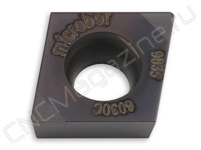 CCGW09T304S01020N-B028 MBR6030C пластина для точения с двумя напайками PCBN Microbor, арт. 18952: фото 2