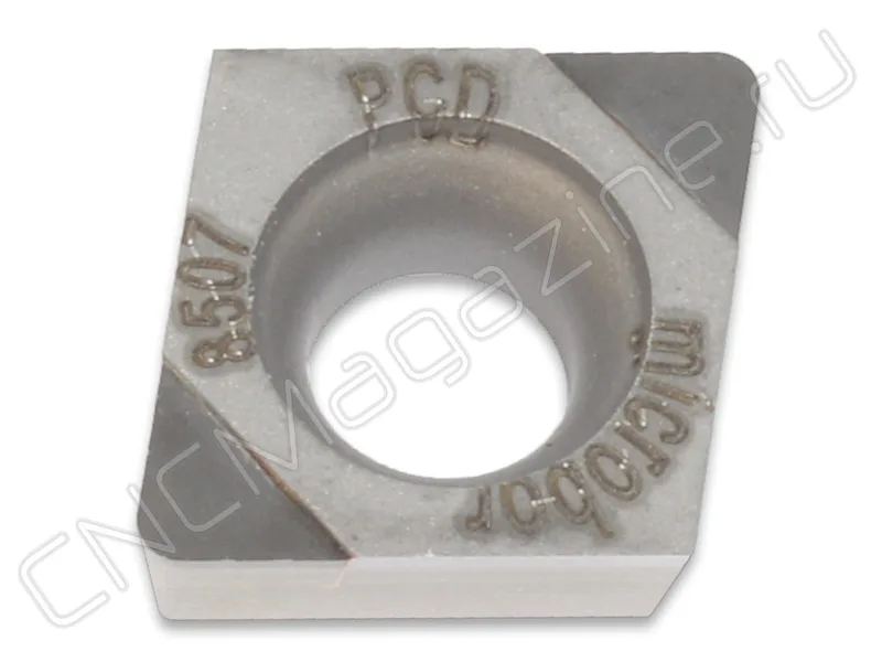CCGW09T308F00000N-B035 DMB3005 пластина для точения с двумя напайками из PCD Microbor, арт. 20213