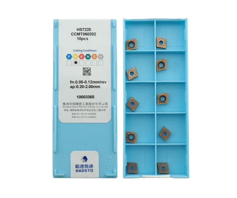 Пластина токарная для точения HADSTO CCMT060202-HS7225, арт. 00082684: фото 2