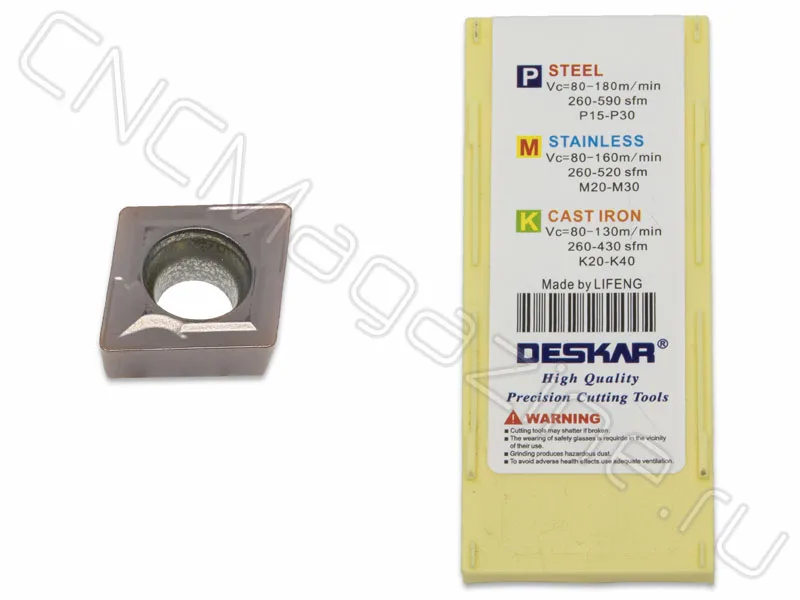 CCMT060204 LF6018 пластина для точения DESKAR, арт. 25777