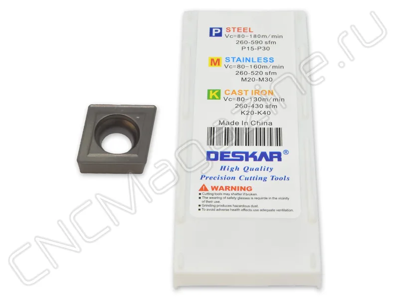 CCMT060204-MT LF90 пластина для точения DESKAR, арт. 27443