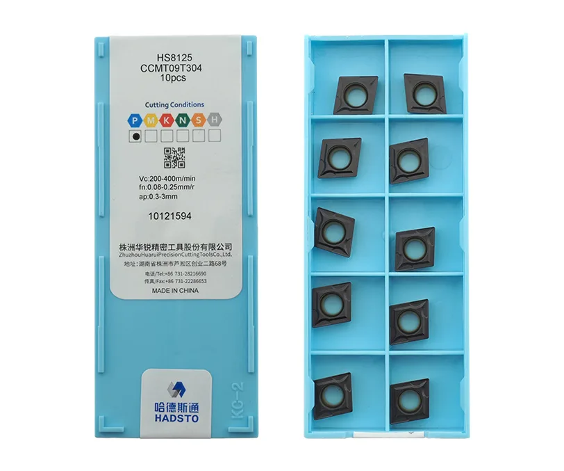 Пластина токарная для точения HADSTO CCMT09T304-HS8125, арт. 00088859: фото 2