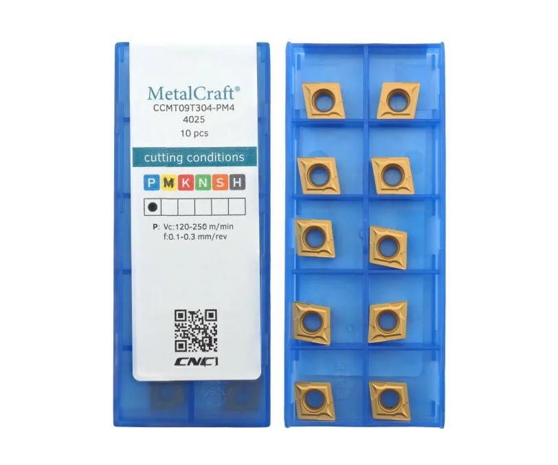 Пластина токарная для точения MetalCraft CCMT09T304-PM4-4025, арт. 00083177: фото 2