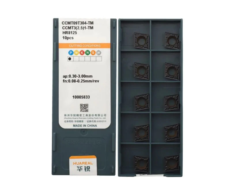 Пластина токарная для точения HUAREAL CCMT09T304-TM-HR8125, арт. 00071221: фото 2