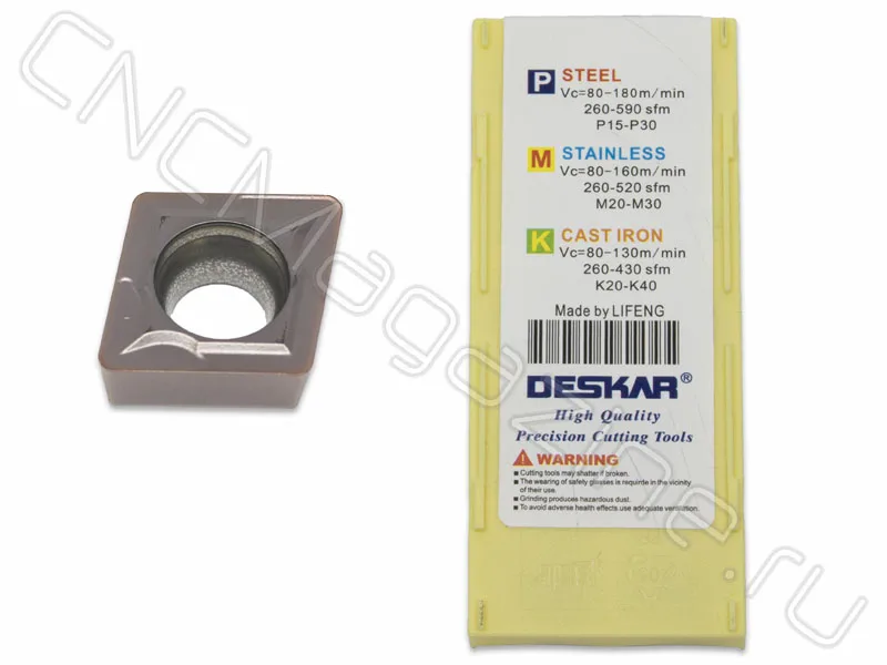CCMT09T308 LF6018 пластина для точения DESKAR, арт. 25780
