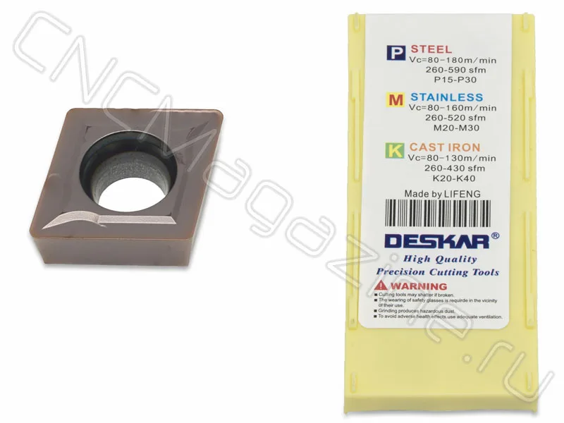 CCMT120404 LF6018 пластина для точения DESKAR, арт. 25781