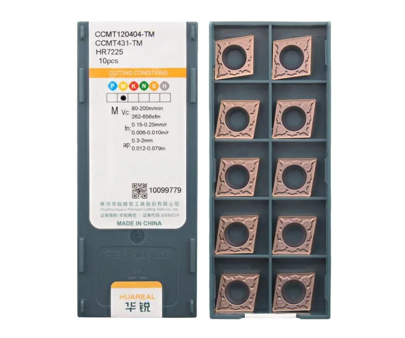 Пластина токарная для точения HUAREAL CCMT120404-TM-HR7225, арт. 00075244: фото 2