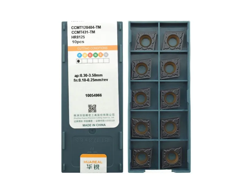 Пластина токарная для точения HUAREAL CCMT120404-TM-HR8125, арт. 00075257