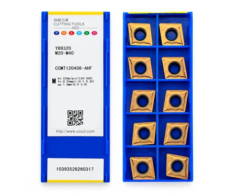 Пластина токарная для точения ZCC CT CCMT120408-AHF-YB9320, арт. 00126869: фото 2