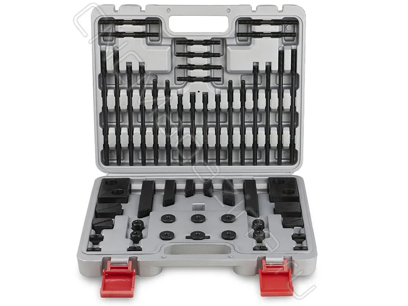 CK-08-10 58 PCS Прижимы фрезерные в Кейсе (М08, паз 10 мм) CNCM, арт. 20993