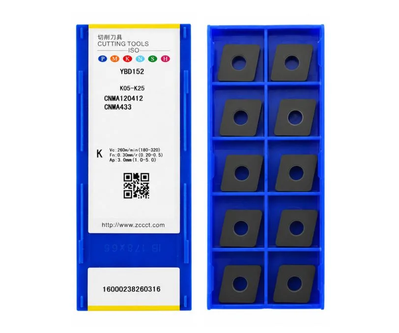 Пластина токарная для точения ZCC CT CNMA120412-YBD152, арт. 00126620: фото 2