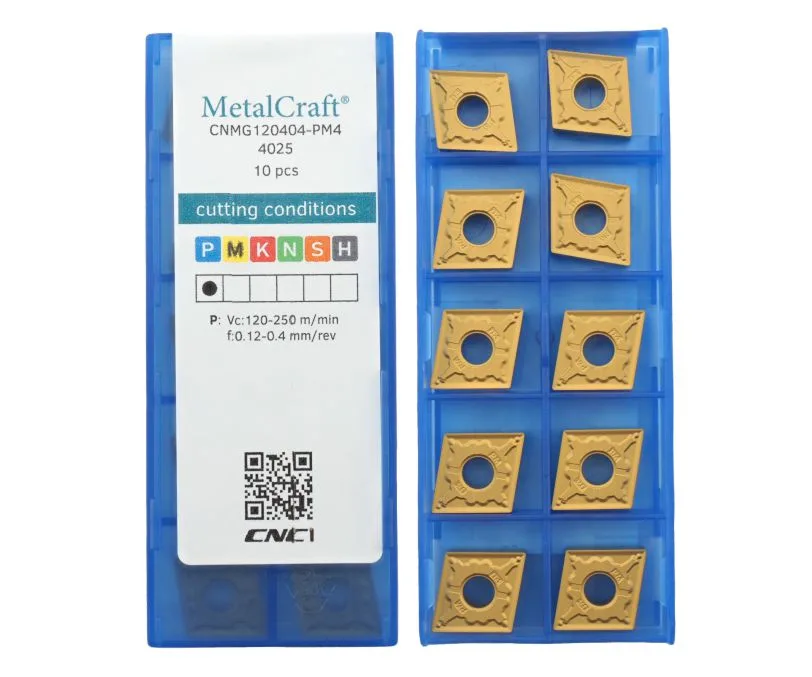 Пластина токарная для точения MetalCraft CNMG120404-PM4-4025, арт. 00083189: фото 2