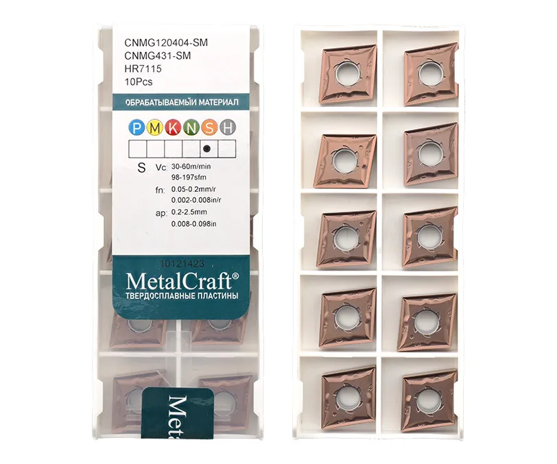 Пластина токарная (MetalCraft) для точения CNMG120404-SM-HR7115, арт. 00106295: фото 2