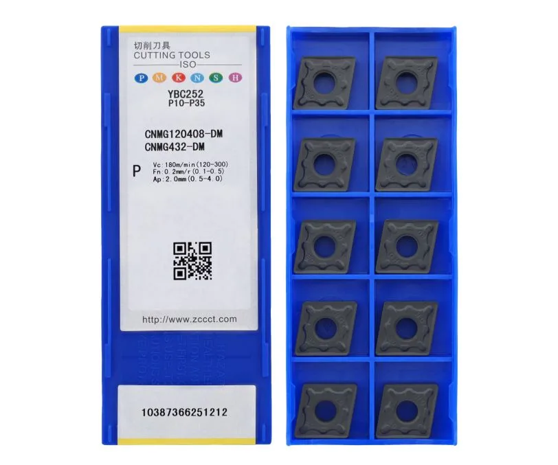 Пластина токарная для точения ZCC CT CNMG120408-DM-YBC252, арт. 00063982: фото 2