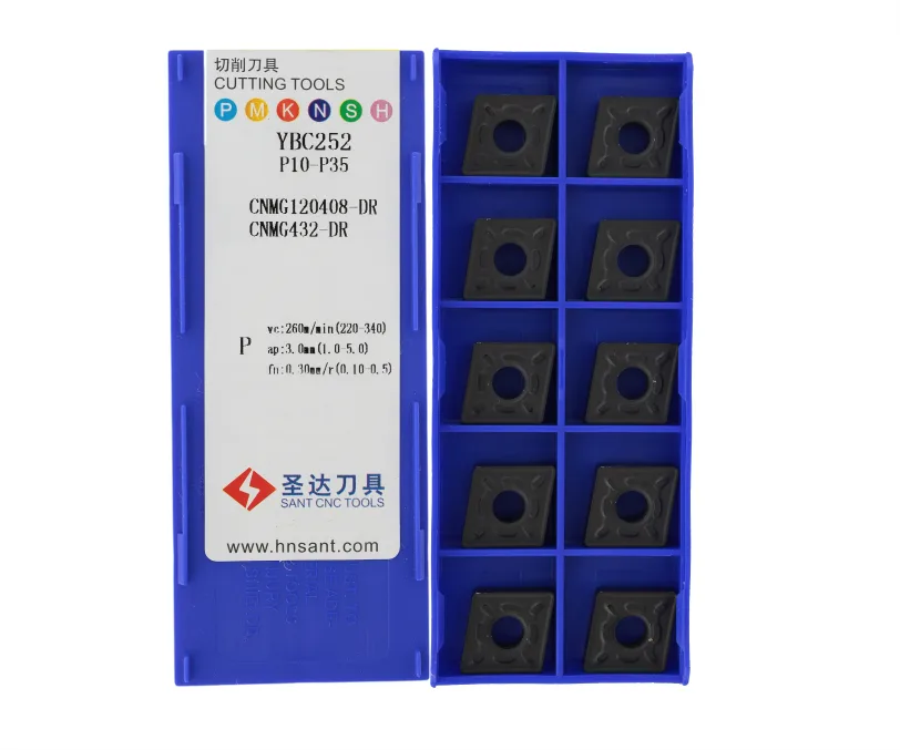 Пластина токарная для точения ZCC CT CNMG120408-DR-YBC252, арт. 00063983: фото 2