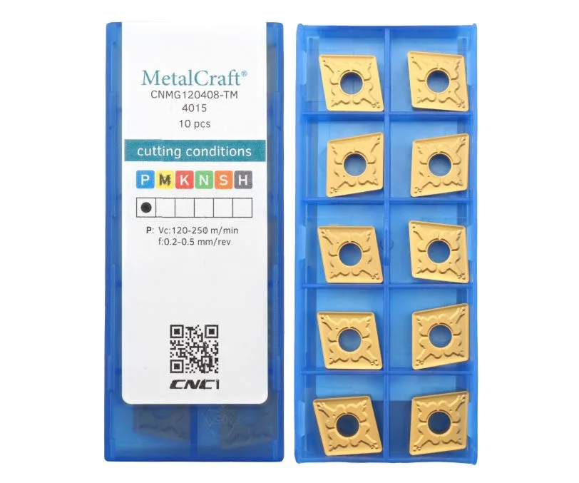 Пластина токарная для точения MetalCraft CNMG120408-PM4-4015, арт. 00090574: фото 2