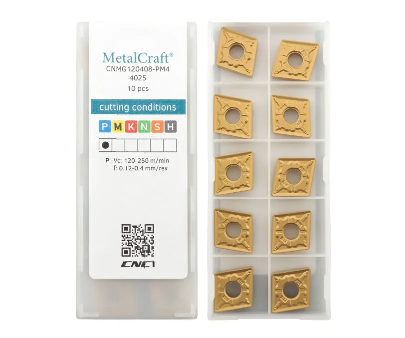 Пластина токарная для точения MetalCraft CNMG120408-PM4-4025, арт. 00083193: фото 2