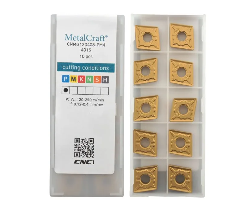 Пластина токарная для точения MetalCraft CNMG120408-TM-4015, арт. 00090575: фото 2