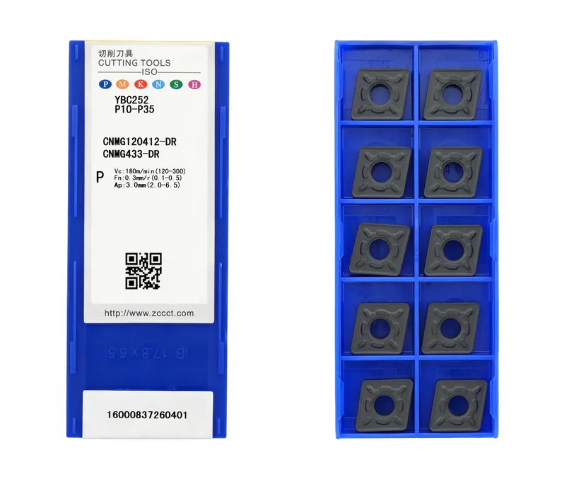 Пластина токарная для точения ZCC CT CNMG120412-DR-YBC252, арт. 00084531: фото 2