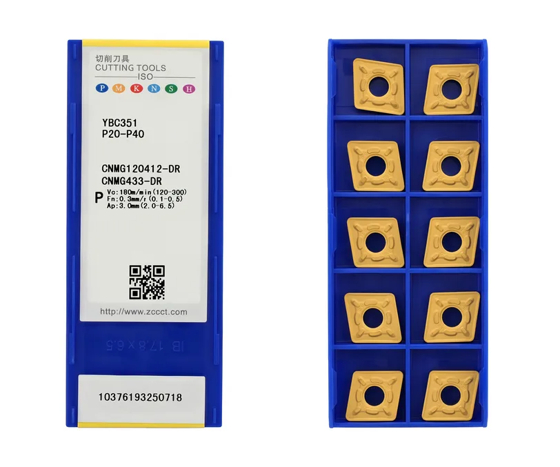 Пластина токарная для точения ZCC CT CNMG120412-DR-YBC351, арт. 00126632: фото 2