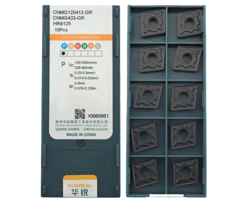 Пластина токарная для точения HUAREAL CNMG120412-GR-HR8125, арт. 00071231: фото 2