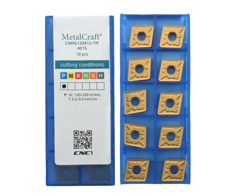 Пластина токарная для точения MetalCraft CNMG120412-TM-4015, арт. 00090577: фото 2